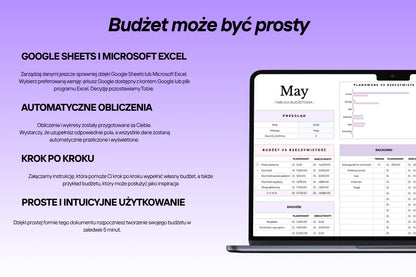 Budżet Domowy dla Rodzin & Par - Szablon Arkusza Excel
